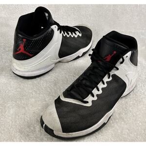 Nike Air Jordan Men’s Size 10 1/2 Basketball Shoes 819163-002 White Black